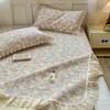 Full Cotton Double-Layer Yarn Washed Cotton Bed Cover