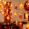 Auspicious Gold Jade Theme USB LED String Lights