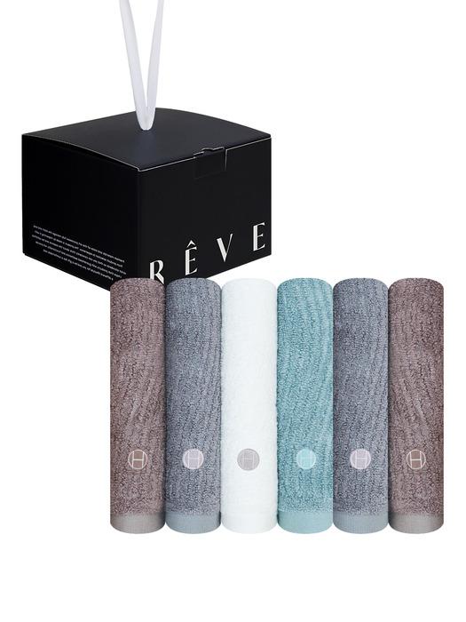 Songwol Towel Hotel Collection Flow 200g Bamboo Fabric Yarn Hotel Towel 6-Piece Set ivory