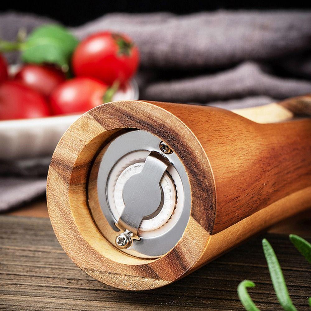 1/2Pcs Transparent Window Pepper Grinder Manual Sea Salt Jar Salt and Pepper Mill  Household