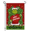 Noel Bahçe Bayrağı 12 X 18 İnç Tersinir Açık Dikey Kırsal Tatil Bahçe Dekorasyonları