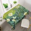 Van Gogh Starry Sky Tablecloth Light Luxury Oil Painting Art Studio Sunflower Famous Painting Waterproof Table Mat Tablecloth