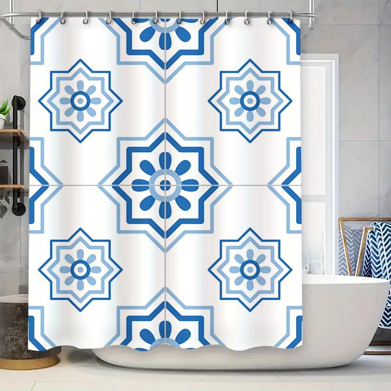 

Butterfly Pattern Shower Curtain Waterproof Bathroom Decor Home Decoration 180X274Cm W60H190(CM)-1 Pcs