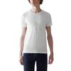 Gunze Acedron Soft Stretch Crew Neck Bare Jersey Size M T-Shirt, Material, MCA613, Men's, White,