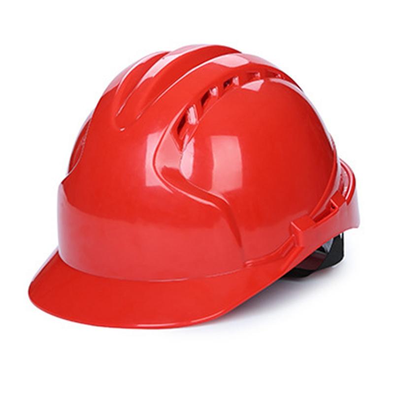 Worker PE Plastic Insulation Material Red Yellow Workplace Safety Head Protection Safety Helmet Work Hard Hat Cap красный