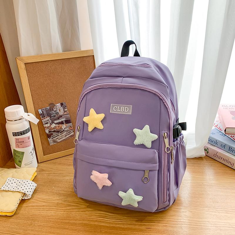 Campus Backpack Women's Backpack Junior High School Student Schoolbag