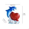 Delphin Statue Figurine Sammeln Dekorationen Schreibtisch Kuchen Topper Harz Figur Meer Tier Skulptur