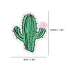 6pcs Beautiful Embroidered Prickly Pear Patches Prickly Pear Shape Sew On Patches  Bags
