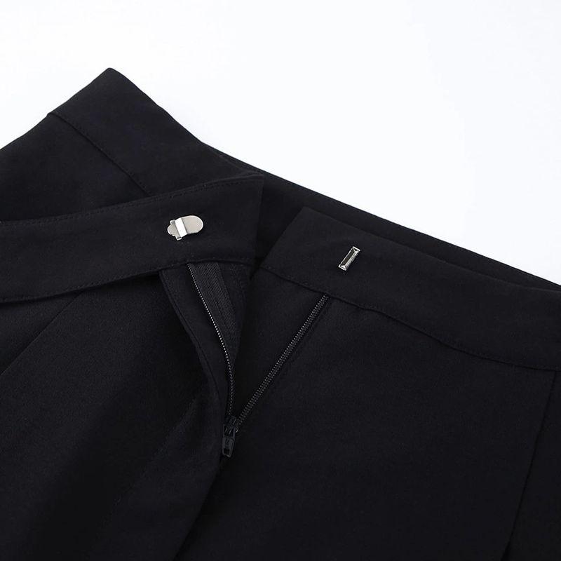 2022 New Loose High Waist Pocket Comfortable Wide Leg Pants