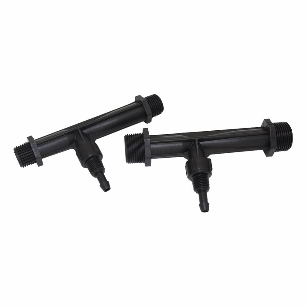 Venturi Tube 1/2" 3/4" Male Thread Agriculture Fertilizer Injector Automatic Fertilization System Garden Irrigation Supplies