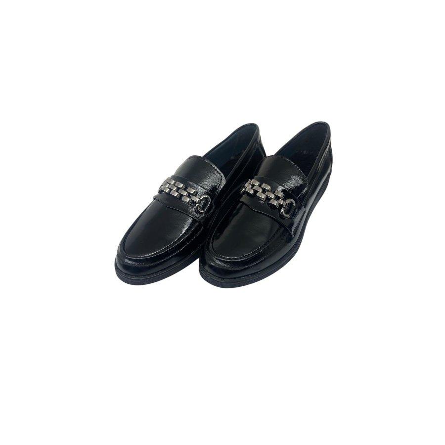 

Women s Genuine Leather Casual Shoes Loafers 36 чёрный