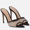 Fashion High-Heeled Shoes Lady Glitter Slides Low Pointed Toe Woman's Slippers Rubber Flip Flops Jelly 2025 Hawaiian Thin Pumps PVC Rome