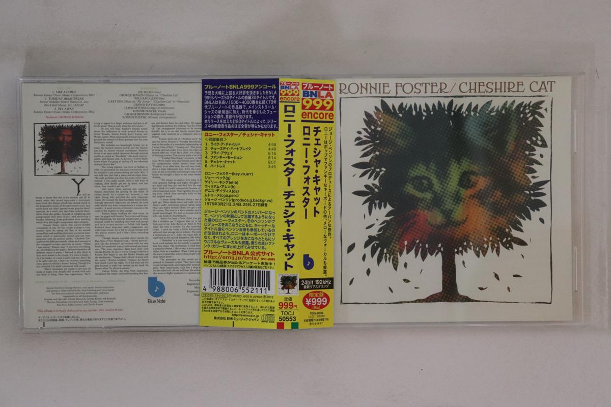 

CD RONNIE FOSTER Cheshire Cat TOCJ50553 BLUE NOTE 2013 Japan Obi Jazz Used