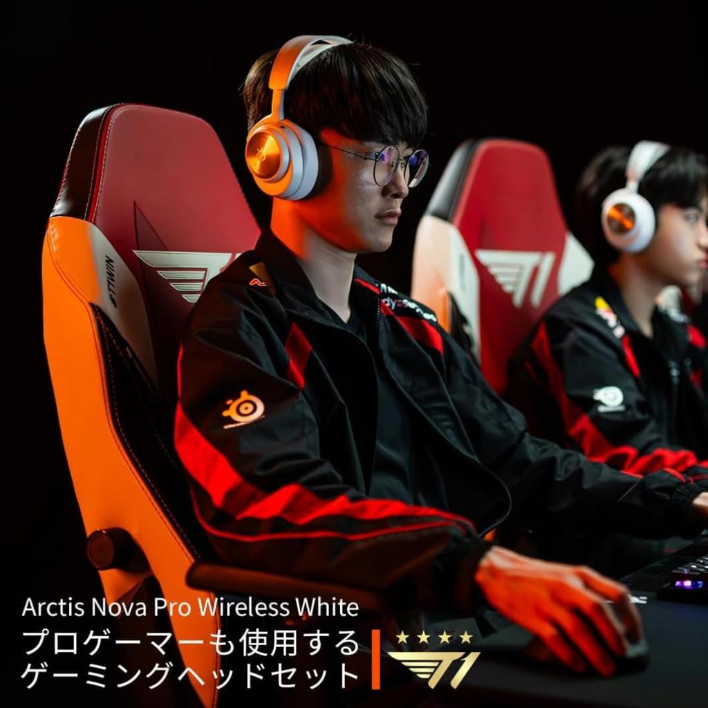 SteelSeries Arctis Nova Pro Wireless PS Gaming Headphones for Audio with Active Noise Compatible with and White Headset, White, Lightweight, Wireless,