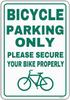 Nur Fahrradparkplatz Metallblechschild Plakette Man Cave Heimdekoration Wandkunst Bar Garage Bar Schilder Geschenk Innen Außenbereich