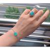 Jewelry Simulation Emerald Bracelet Imitation Paraiba Bracelet