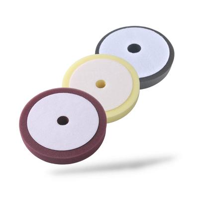RESIPRO B Polisher Sponge Buff, 180mm, Set of 3, Mixed Type, Coarse, Medium, and Fine Grits, for Wax Polishing