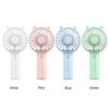 Eyelash Mute Cooler USB Rechargeable 300mAh Mini Desktop Air Cooler Outdoor Cooling Fan for Desktop Student Dormitory Office