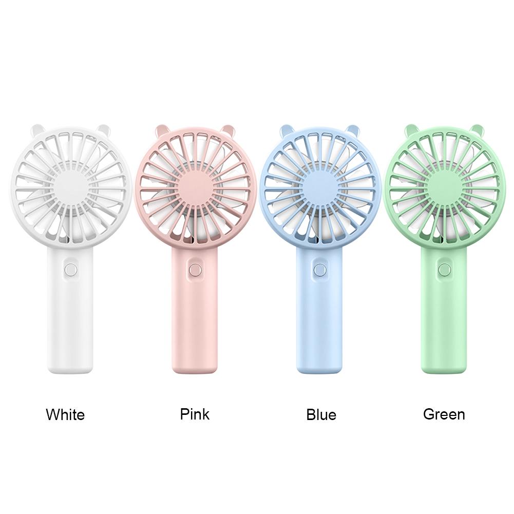 Mini Desktop Air Cooler Portable Handheld Fan USB Rechargeable 300mAh Creative Small Fan for Desktop  Dormitory Office
