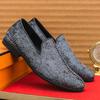 Fashion Classic Snake Pattern Men Oxford Shoes Plus Size High Quality Leather Formal Business Loafers Male Evening Party Dress Shoes
