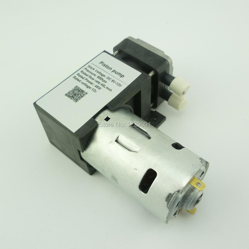 DC Electric Mini Pressure Air Pump 12v 24v 580kpa Piston Air Compressor 48w
