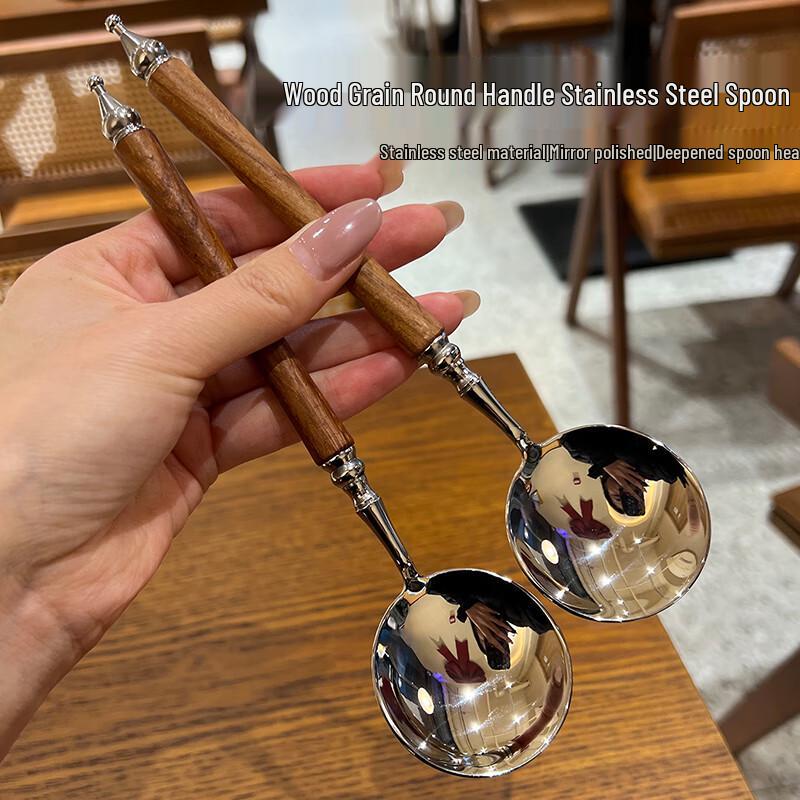 Суповые и рисовые ложки из нержавеющей стали с длинной ручкой