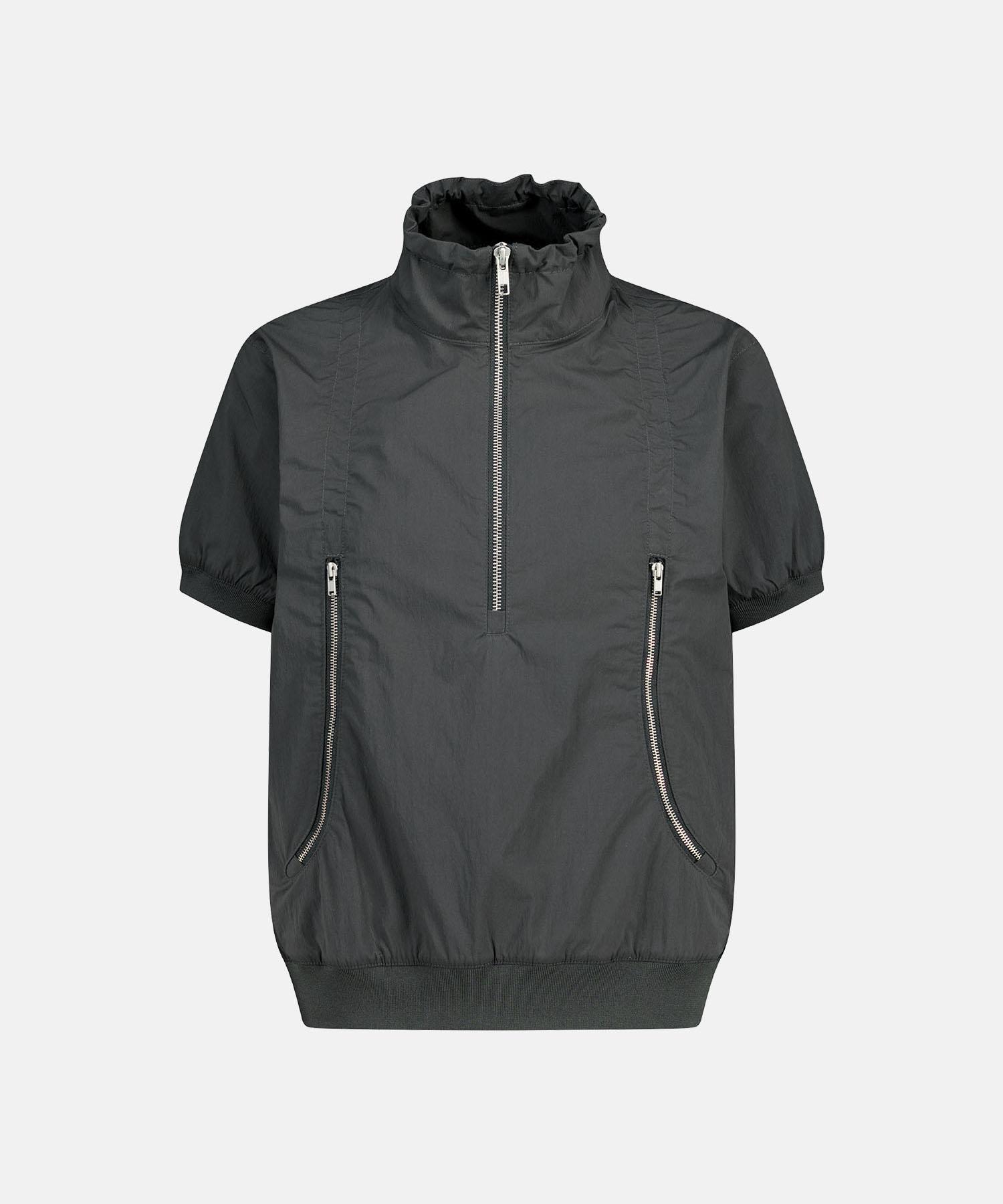 Sun Love W Cloud S/S Half Zip Pullover Charcoal S