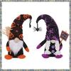 WON 2 Piece Halloween Decorations Indoor Scary Party Supplies As Shown Halloween Gnome Doll Dwarf Plush Doll Decorations Scary