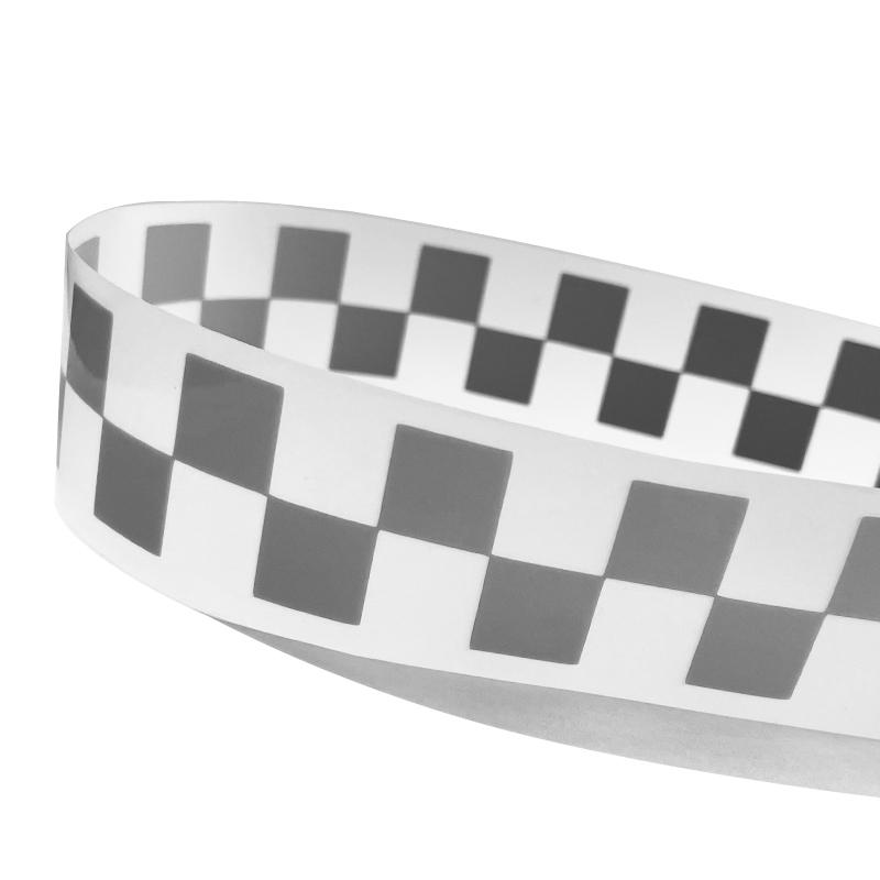 Toppe termiche quadrate Pellicola vinilica argentata Adesivi riflettenti per vestiti Parches Pressa a caldo Nastri patch applicati fai da te 3X100 cm