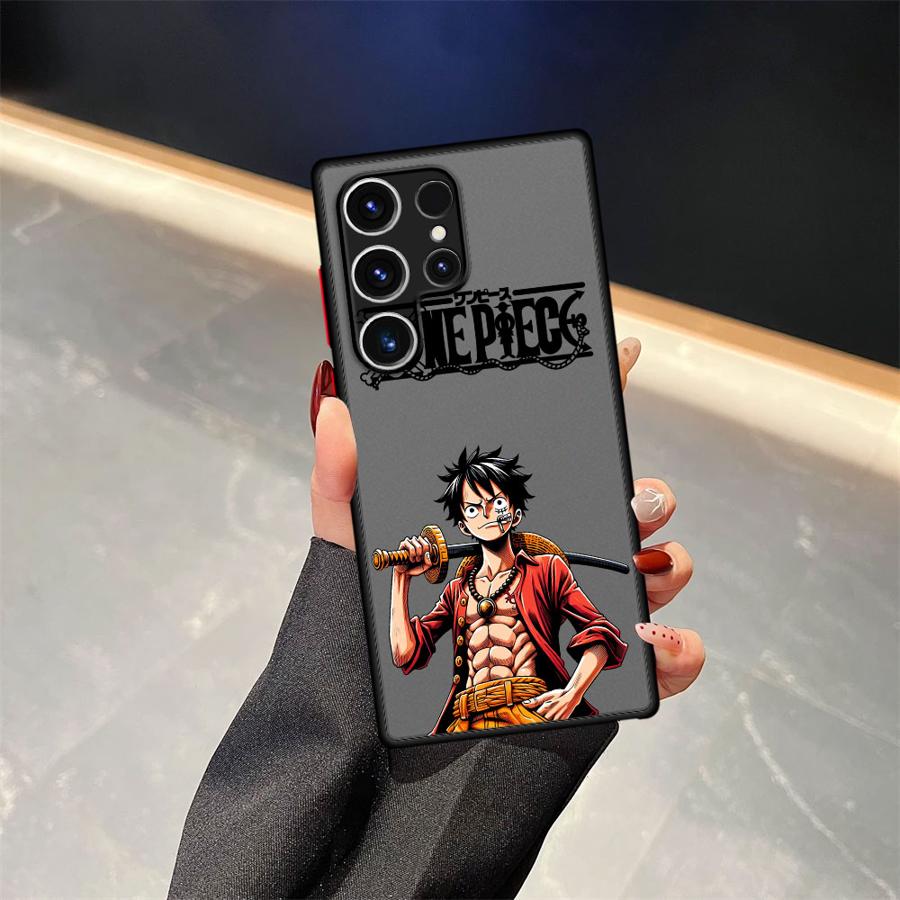 Anime One Piece Luffy Cool Case for Samsung Galaxy S23 FE S24 Plus S20 FE Note 20 Ultra 10+ S25 Ultra S26 S21 S22 Funda Back