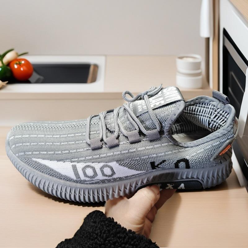 

Новые мужские туфли повседневная обувь мужские кроссовки из дышащей сетки удобные и модные универсальные туфли мужские 44