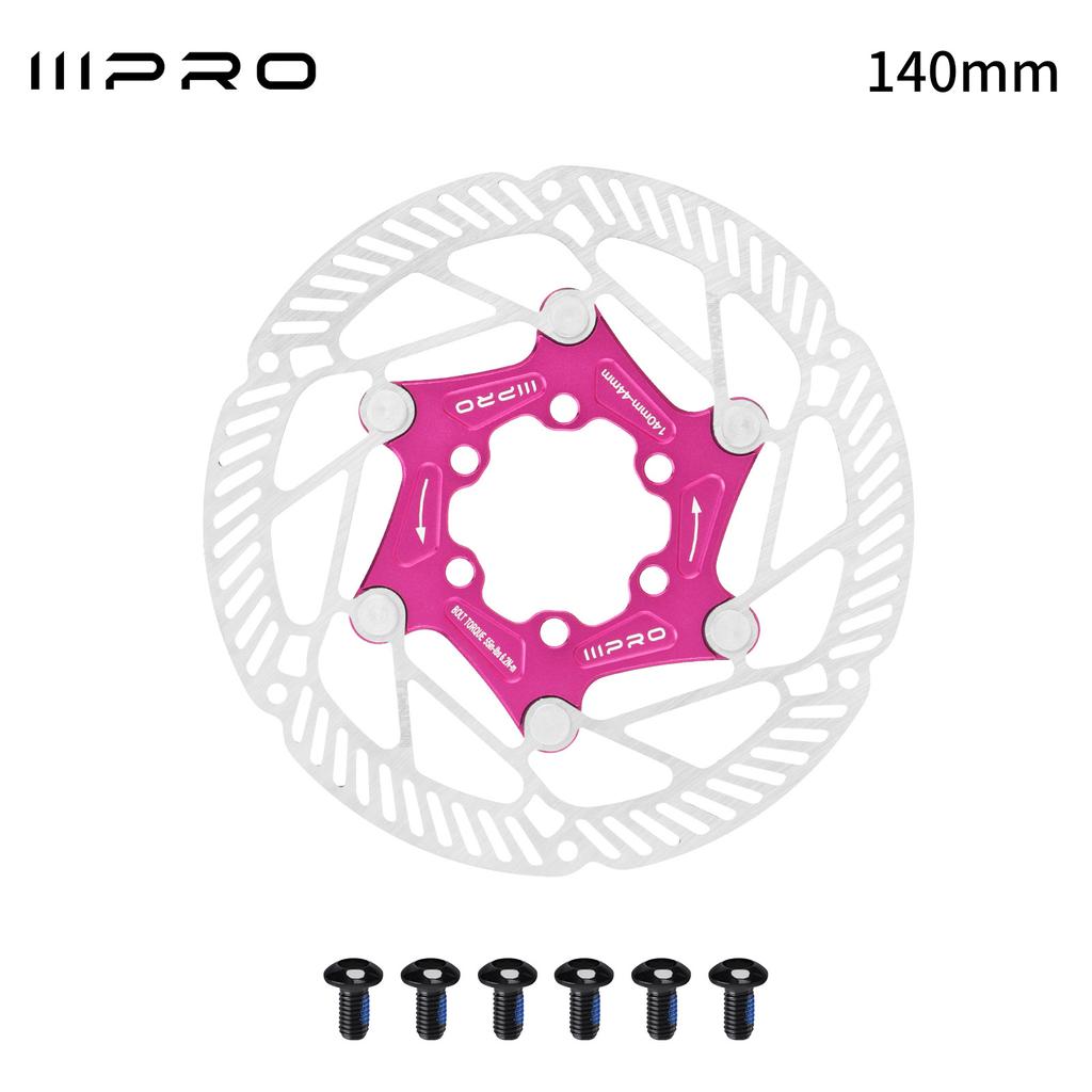 160mm 140mm Centerlock Brake Disc Floating 160mm 140mm 6 Screws Disc Rotor Cooled Lightweigh for Mtb Road Mountain Bike