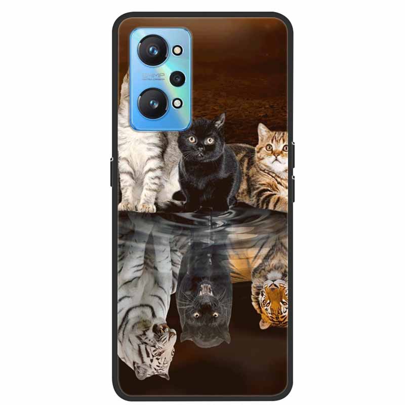 For Realme GT Neo 2 Case Silicone TPU Soft Cover Aesthetic Phone Case for Realme GT Neo2 Funda Realmi RMX3370 Shockproof Shell
