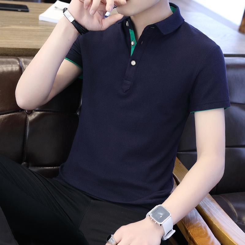 Men Polo Shirt Solid Cotton Short Sleeve Tops For Man Slim Breathable Polo Shirts Plus Size 4xl