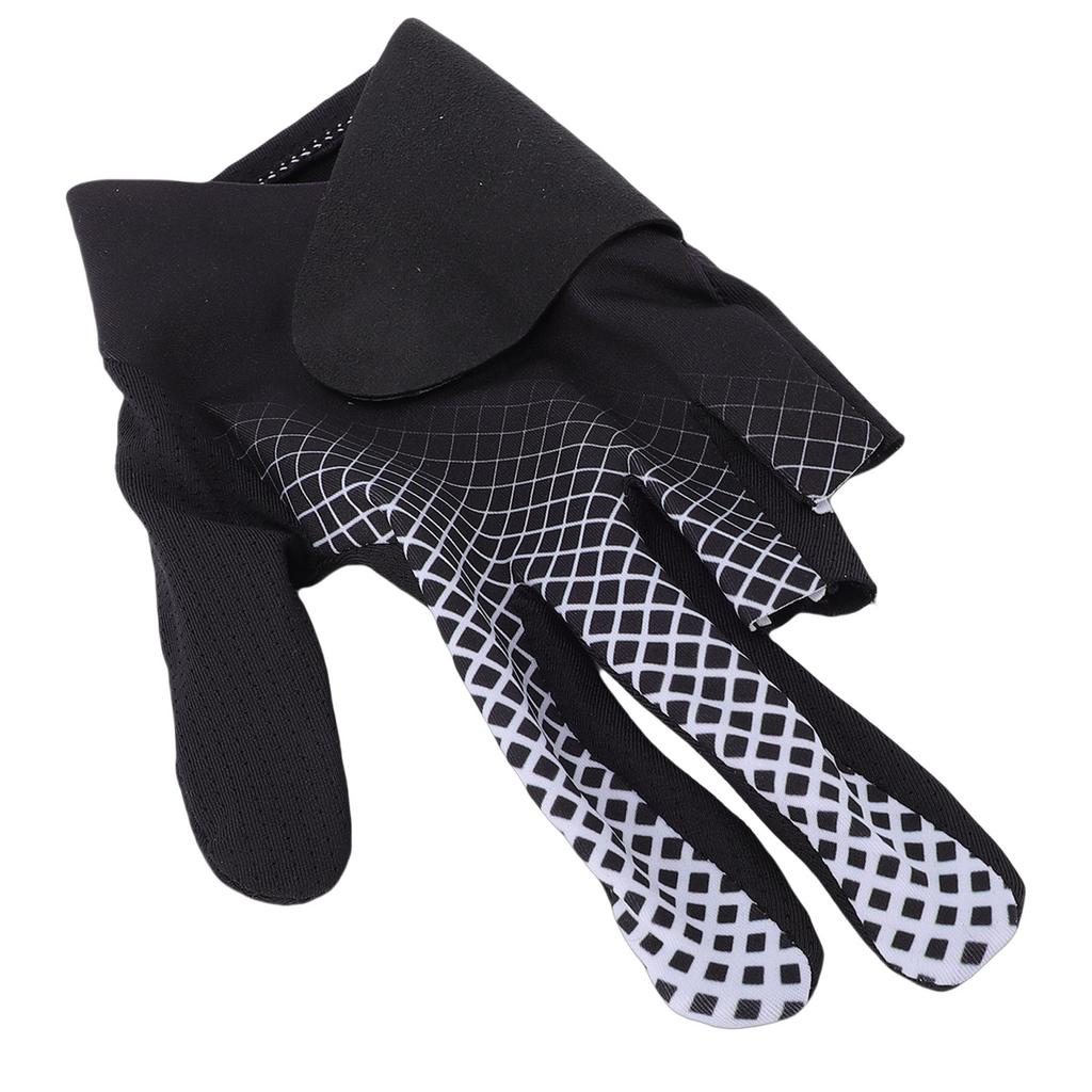 Billiards Glove Breathable Thin Magnetic Antislip 3 Fingers Pool Cue Sport Glove For Practice Tournament