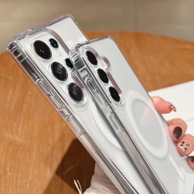 Magnetic For Magsafe Case For Samsung S25 S24 S23 S22 S21 S20 FE Plus Note 20 Ultra A55 A54 A35 A15 A06 A16 A26 A36 A56 5G Cover
