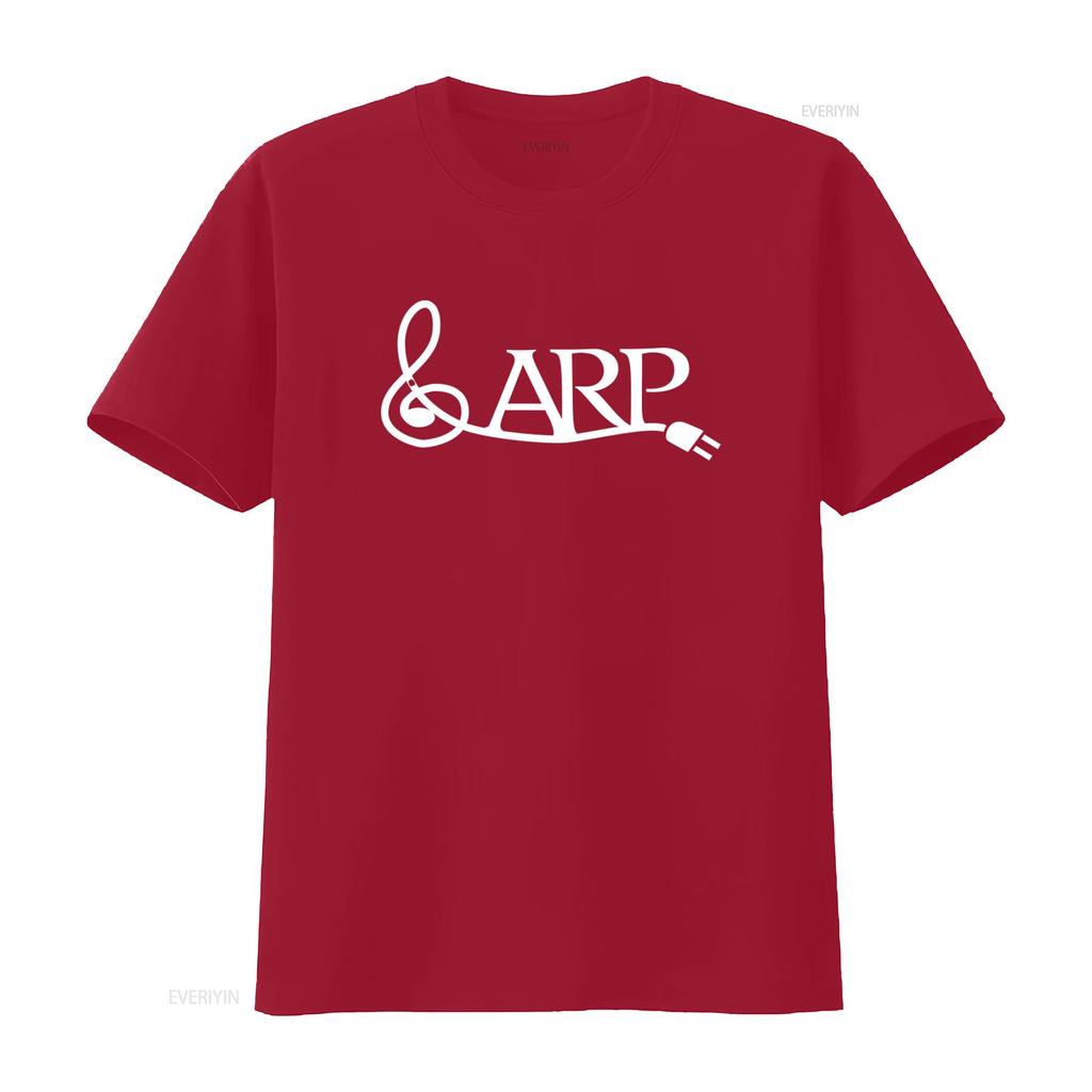 ARP Instruments T Shirt 100 Cotton Retro Analog Synthesiser Design Music Tech vintage Washed Versatile Stretched fashion Soft