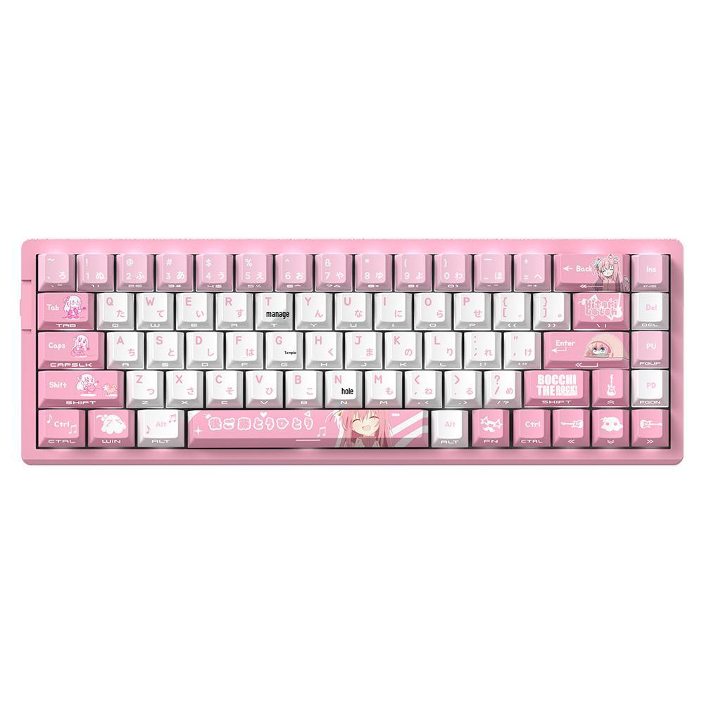 Bocchi-chan Translucent Side-printed Keycap for Most Mechanical Keyboards