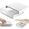 Soomil Storage Convenient Storage by Organization Organize Small Office Remote Strong No Tools Easy Tape Included [2-Pack] Under-Desk Boxes, Add-on