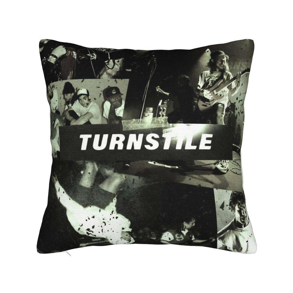 Decorative Pillow Covers Turnstile Rock Band Tour Merchandise Living Room  Throw Pillow Case Cover Square Multiple Sizes