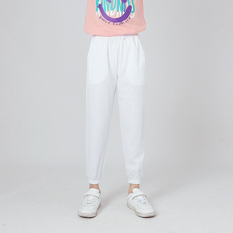Children's Summer Pant Korean Version Lightweight Quick Drying Kids Ice Silk Trousers For Boys Girls 4-13 Years Wear