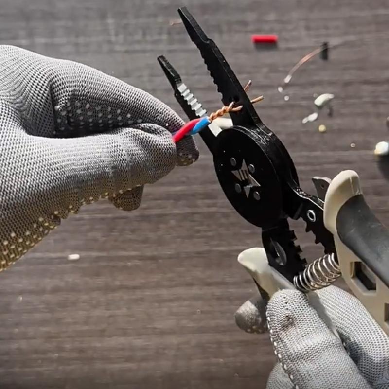Multifunctional Wire Stripper Electrician Special Industrial Wire Splitters Stripping and Wire Cutting Pliers