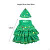 Creative Christmas Costume Outfit Xmas Tree Clothes Photo Props Halloween with Hat Children Cosplay