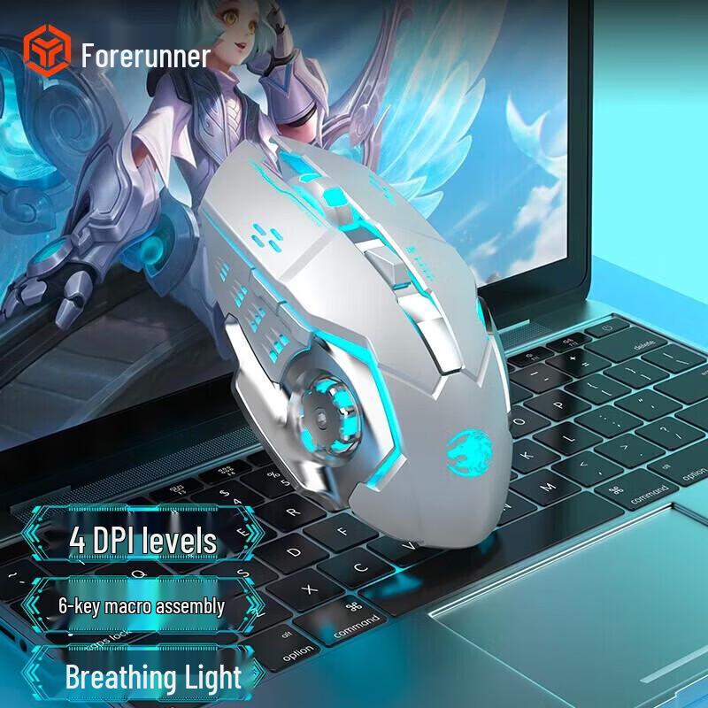 Pioneer V80 Wired RGB Mechanical Keyboard and Silent Mouse Set