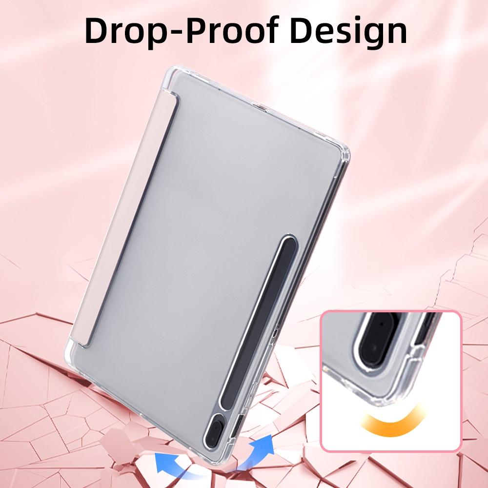 Pouzdro pro Samsung Galaxy Tab A8 10.5 A9 Plus S9 FE Plus S8 Plus S7FE Plus S6 Lite Průhledné pouzdro s držákem na tužku