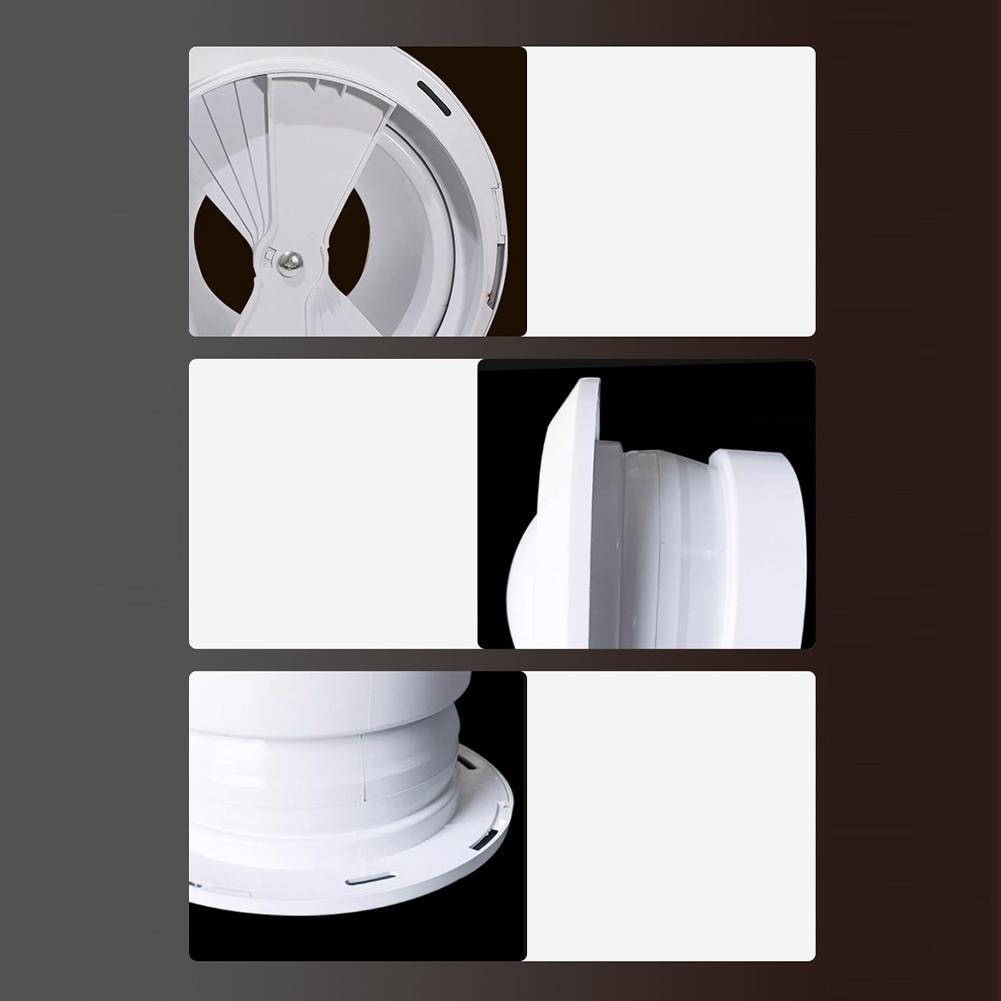 Indoor Exhaust Vent ABS Air Vent For Central HVAC System 100mm Size Decorative Vent Design For Airport Station