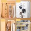 Non Perforated Hat Storage Rack, Storage Hanging Rack Behind The Door, Household Wall Hanging Rack, Hat Rack, Door Back Storage Rack