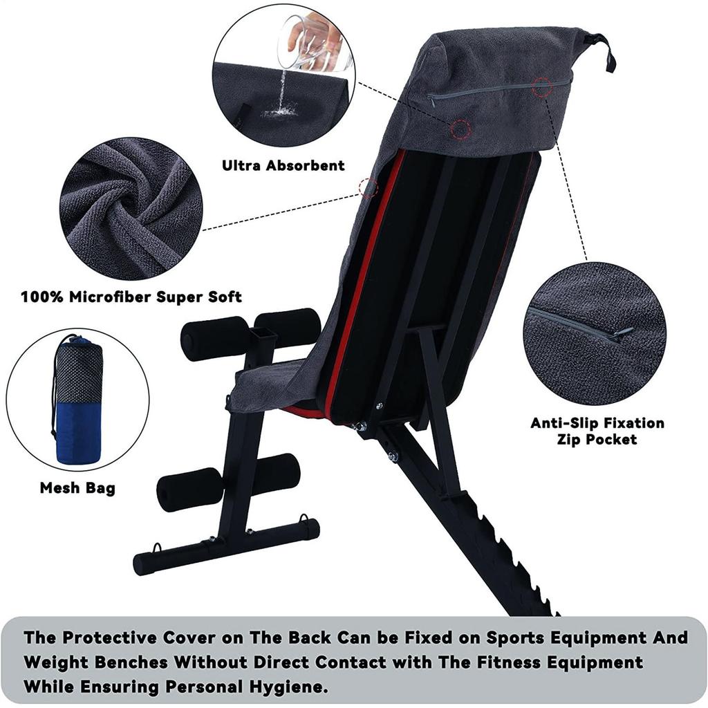 Gym Towels Microfiber High Absorbency Fitness Accessories Sweat Towels for Yoga Tennis Sports Exercise Pilates Fitness