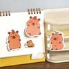 4 Pack Capybara Sticky Notepads, 30 Sheets Cute Self Sticky Notepads, Cartoon Animal Memo Pads, Adhesive Notes for Office School Students Party Favors