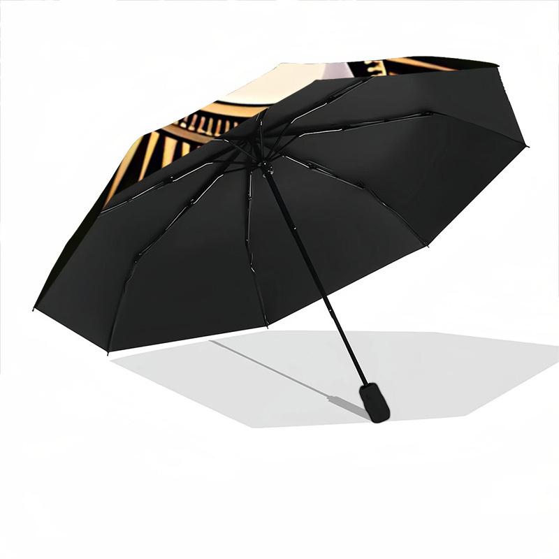 1pc EYE STARS Fashionable Automatic Opening/Closing Folding Umbrella with 8 Bones, Windproof Portable, Daily Use34